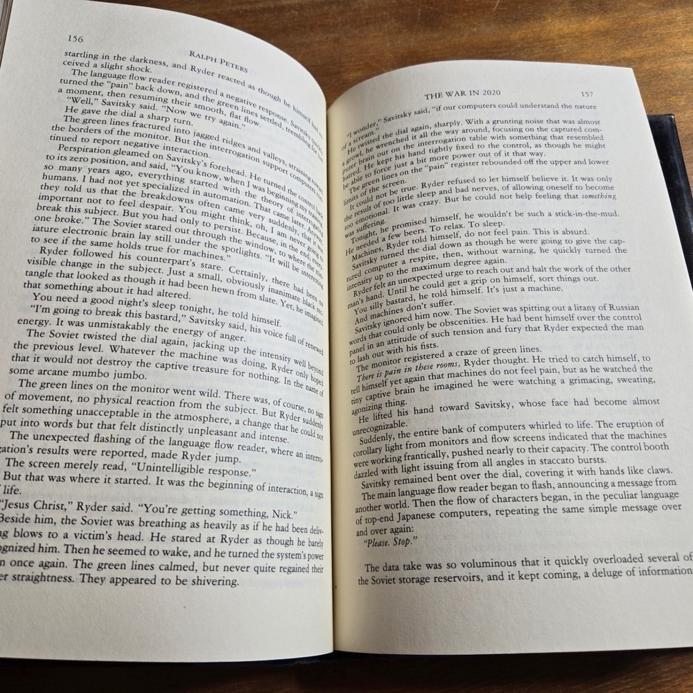 Pocket Books The War in 2020 Ralph Peters 1st Ed Hardcover Thriller Book - Picture 6 of 8